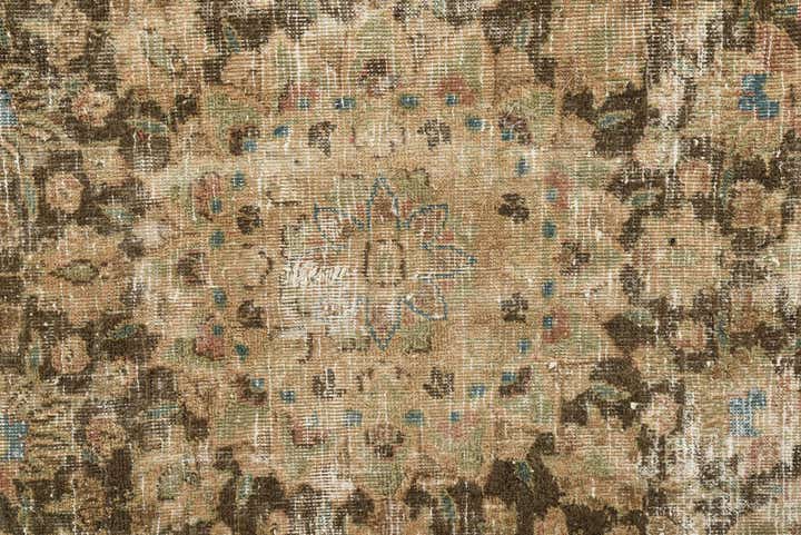290cm x 385cm anudado a mano Ultra Vintage Alfombra Persa Lana