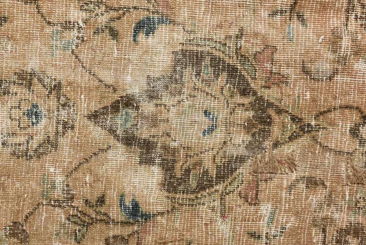 290cm x 385cm anudado a mano Ultra Vintage Alfombra Persa Lana