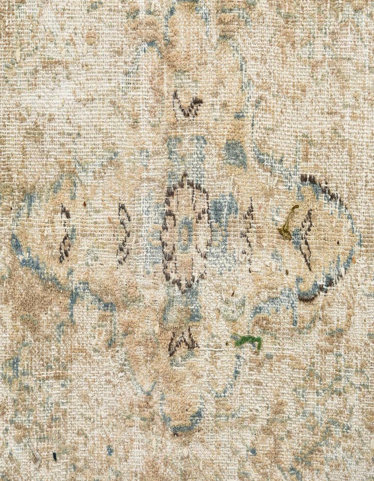 Detail image of 9' 6 x 12' 3  Hand Knotted Ultra Vintage Persian Wool Rug