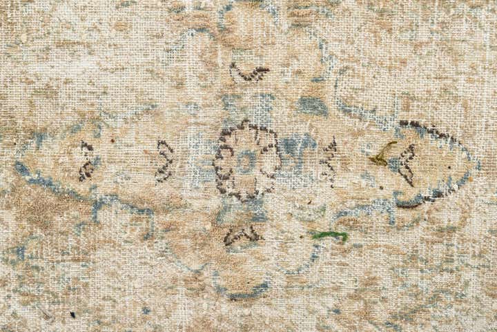 9' 6 x 12' 3 Hand Knotted Ultra Vintage Persian Wool Rug