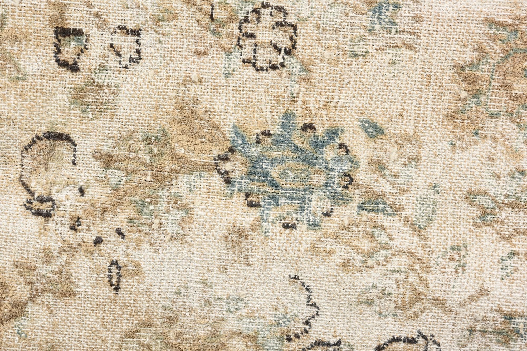9' 6 x 12' 3 Hand Knotted Ultra Vintage Persian Wool Rug