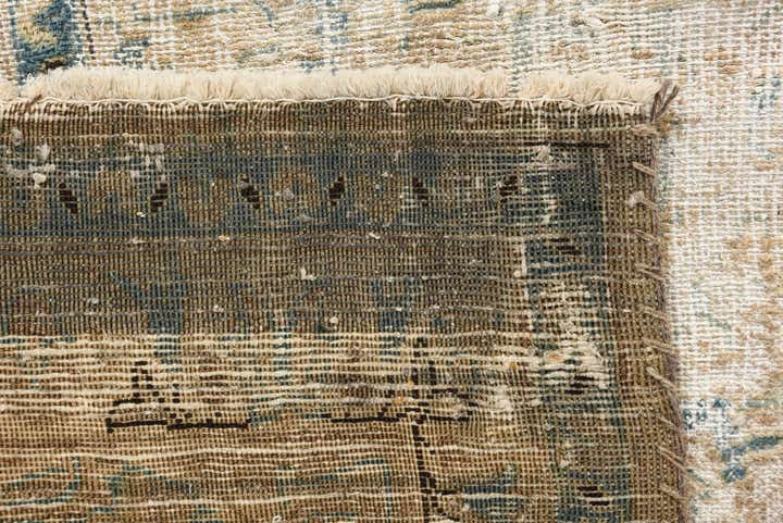 9' 6 x 12' 3 Hand Knotted Ultra Vintage Persian Wool Rug