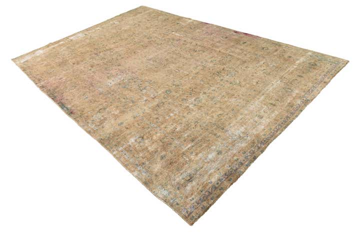 7' 9 x 11' 4 Hand Knotted Ultra Vintage Persian Wool Rug