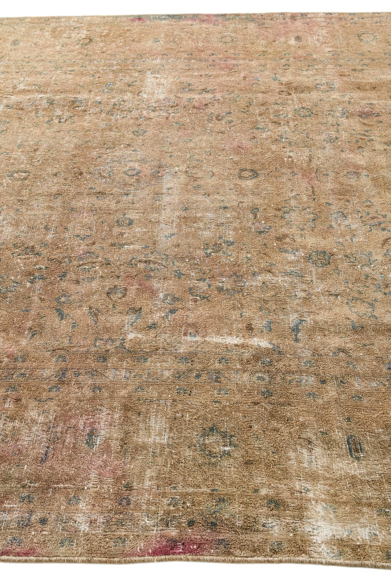 7' 9 x 11' 4 Hand Knotted Ultra Vintage Persian Wool Rug