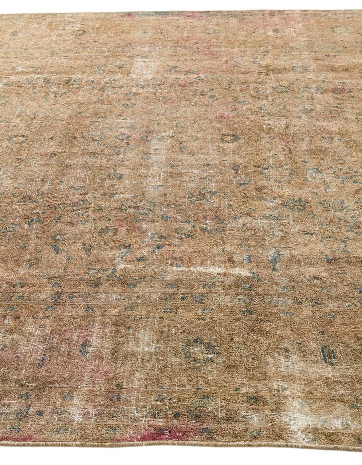 Detail image of 7' 9 x 11' 4  Hand Knotted Ultra Vintage Persian Wool Rug