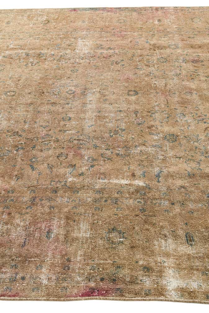 7' 9 x 11' 4 Hand Knotted Ultra Vintage Persian Wool Rug