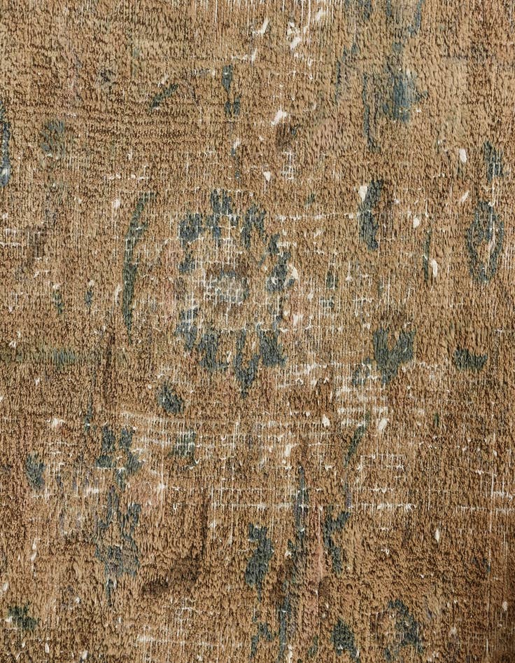 Detail image of 7' 9 x 11' 4  Hand Knotted Ultra Vintage Persian Wool Rug