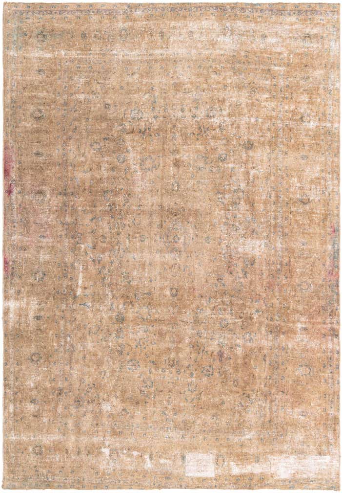 7' 9 x 11' 4 Hand Knotted Ultra Vintage Persian Wool Rug