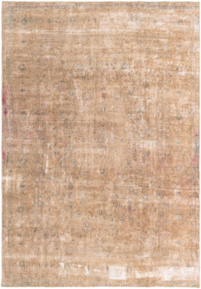 Detail image of 7' 9 x 11' 4 Hand Knotted Ultra Vintage Persian Wool Rug
