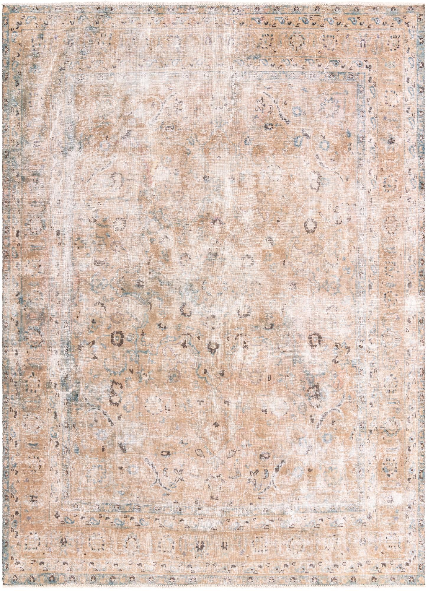 8' 2 x 11' 5 Hand Knotted Ultra Vintage Persian Wool Rug