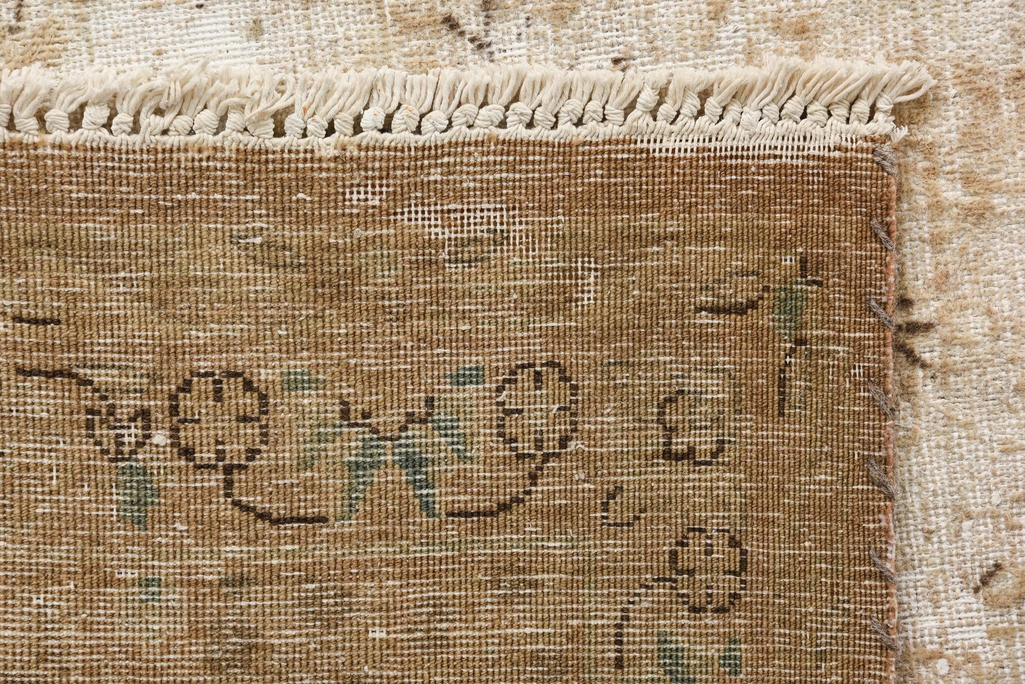 9' 9 x 12' 6 Hand Knotted Ultra Vintage Persian Wool Rug