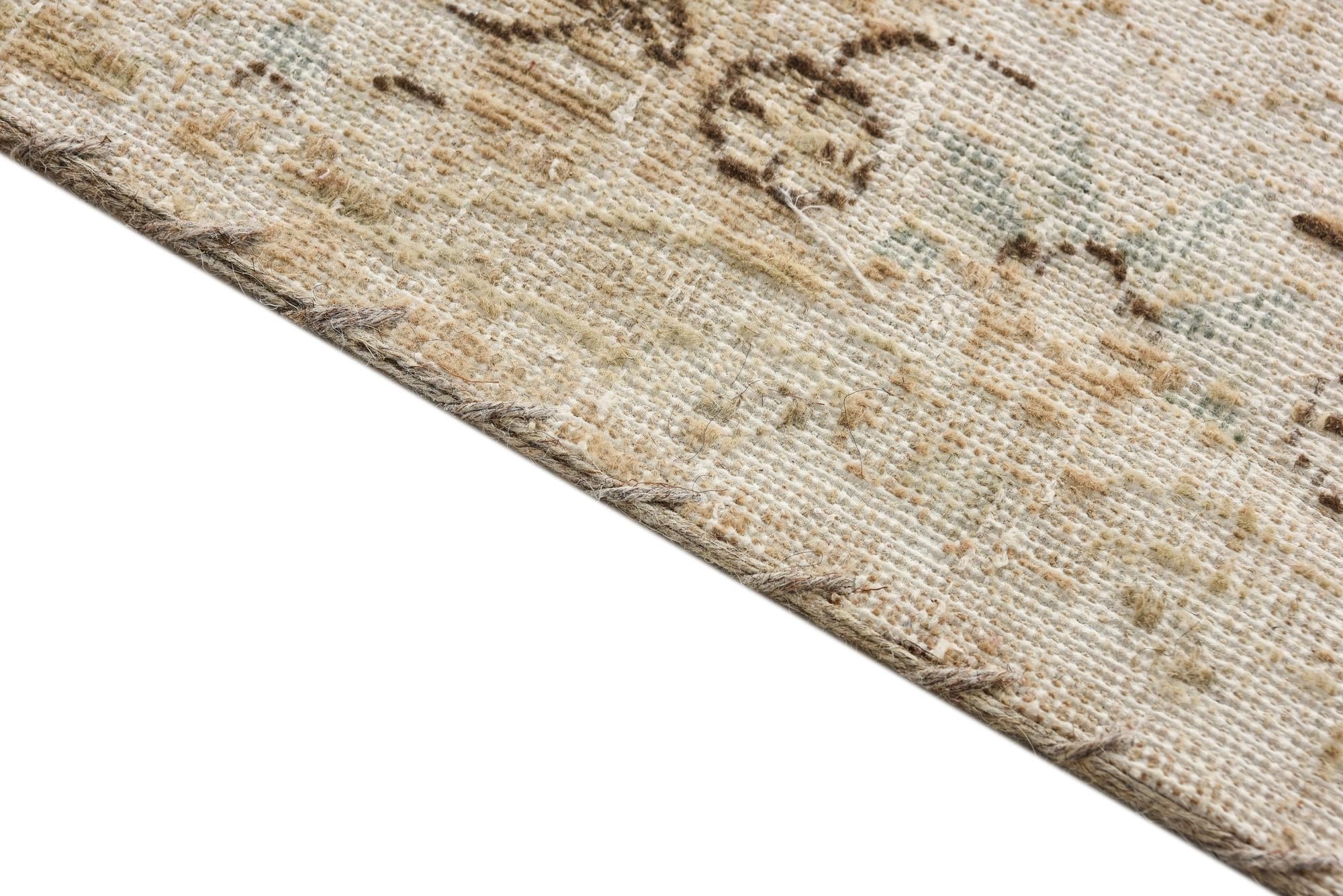 9' 9 x 12' 6 Hand Knotted Ultra Vintage Persian Wool Rug