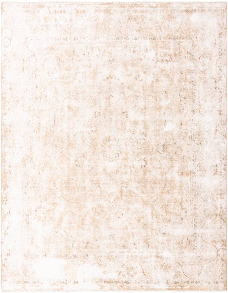 Detail image of 9' 9 x 12' 6 Hand Knotted Ultra Vintage Persian Wool Rug