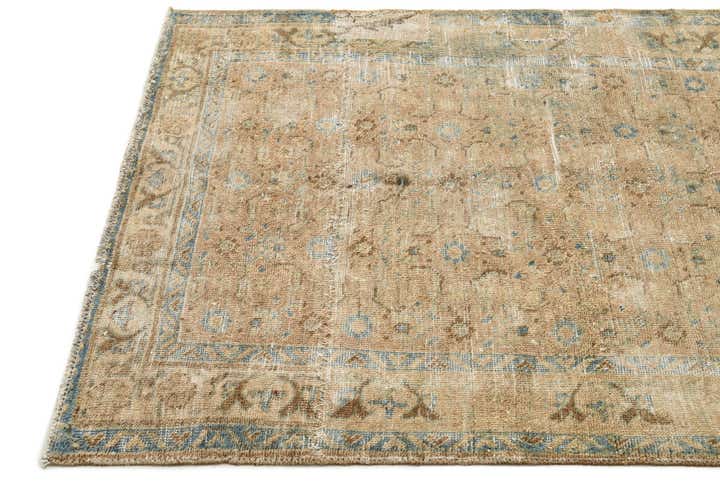 3' 9 x 6' 7 Hand Knotted Ultra Vintage Persian Wool Rug