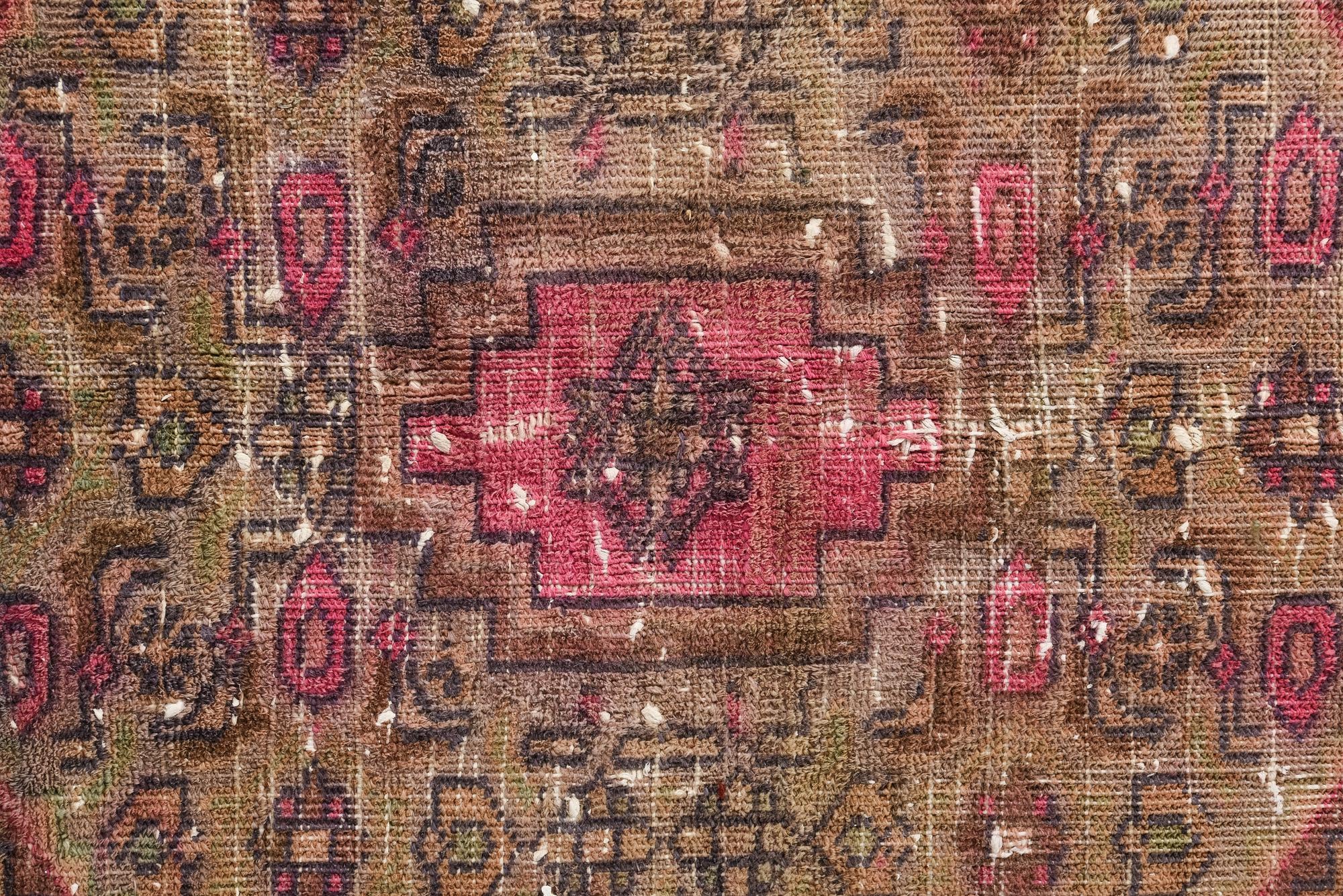 4' 2 x 6' 5 Hand Knotted Ultra Vintage Persian Wool Rug