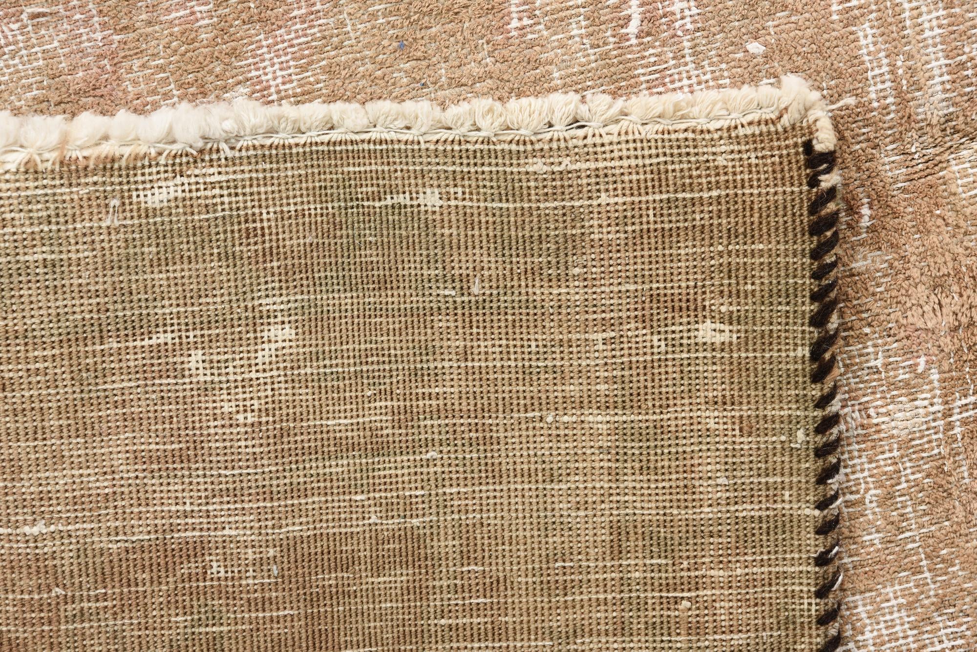 9' 1 x 12' Hand Knotted Ultra Vintage Persian Wool Rug