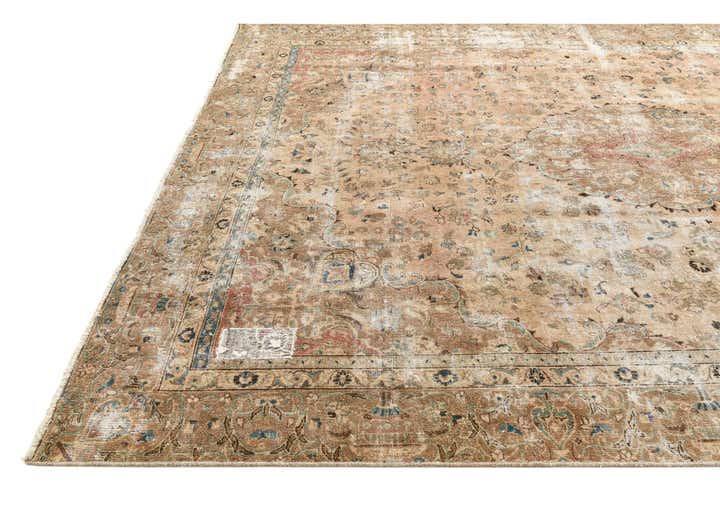 9' x 11' 8 Hand Knotted Ultra Vintage Persian Wool Rug