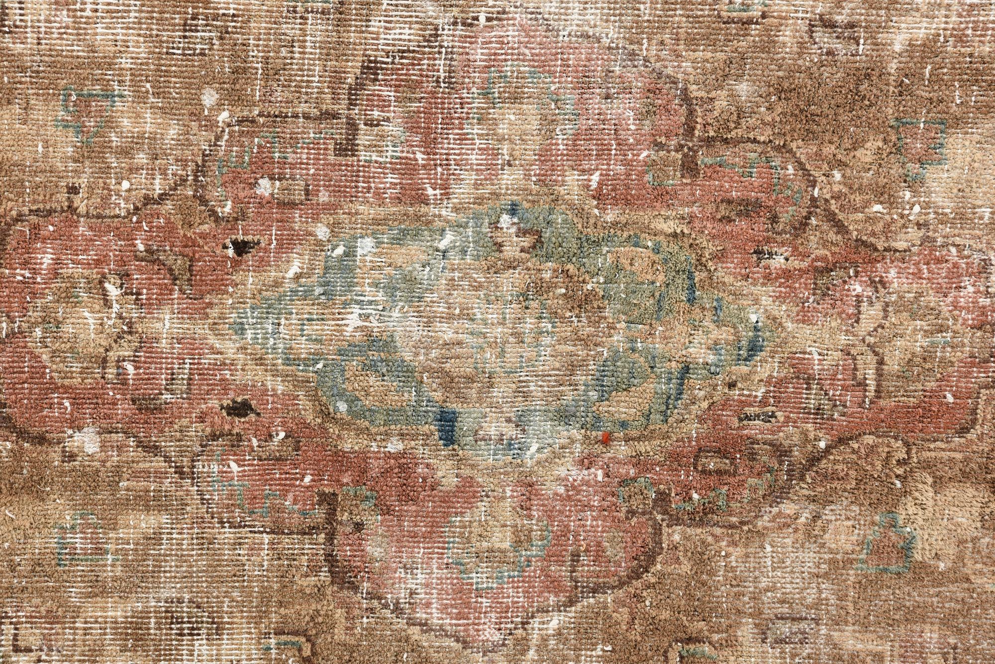 9' x 11' 8 Hand Knotted Ultra Vintage Persian Wool Rug