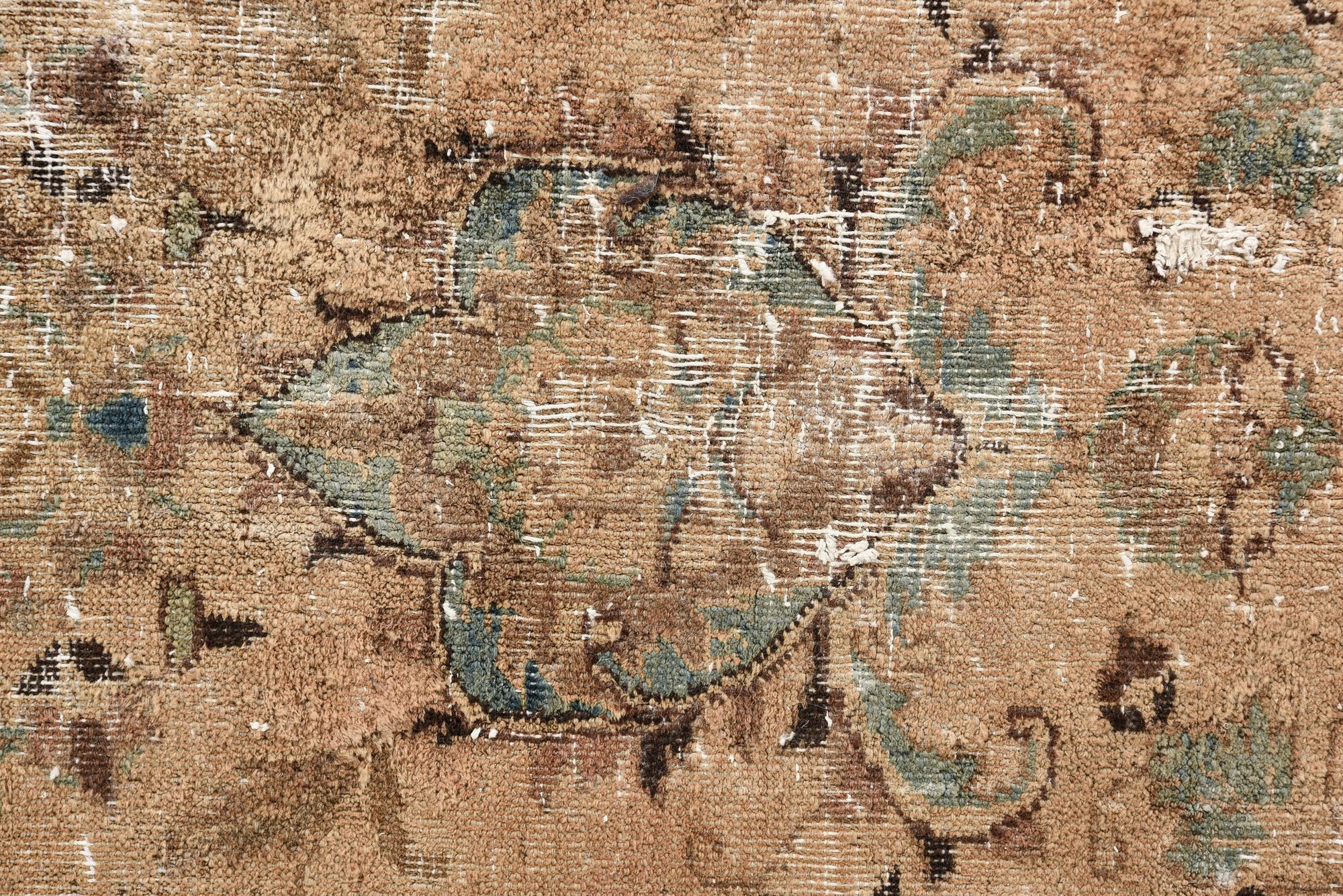9' x 11' 8 Hand Knotted Ultra Vintage Persian Wool Rug