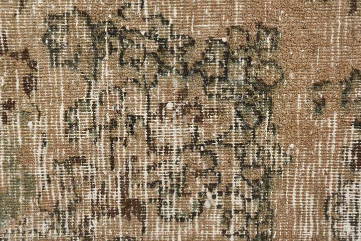 6' 3 x 9' 4 Hand Knotted Ultra Vintage Persian Wool Rug