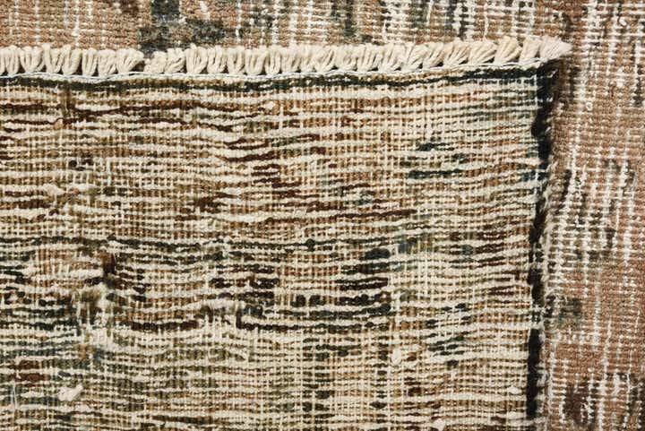 6' 3 x 9' 4 Hand Knotted Ultra Vintage Persian Wool Rug