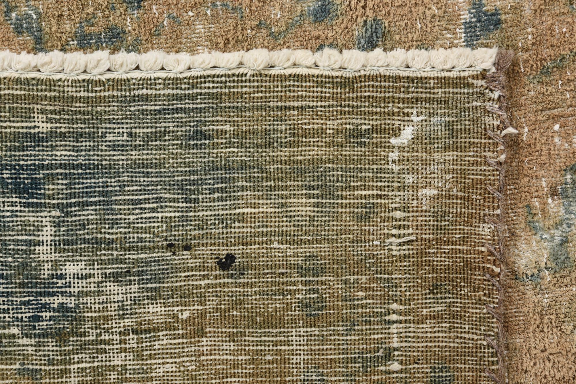 7' 6 x 10' Hand Knotted Ultra Vintage Persian Wool Rug