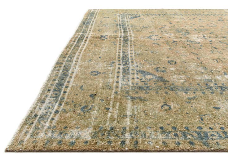 Detail image of 7' 6 x 10' Hand Knotted Ultra Vintage Persian Wool Rug