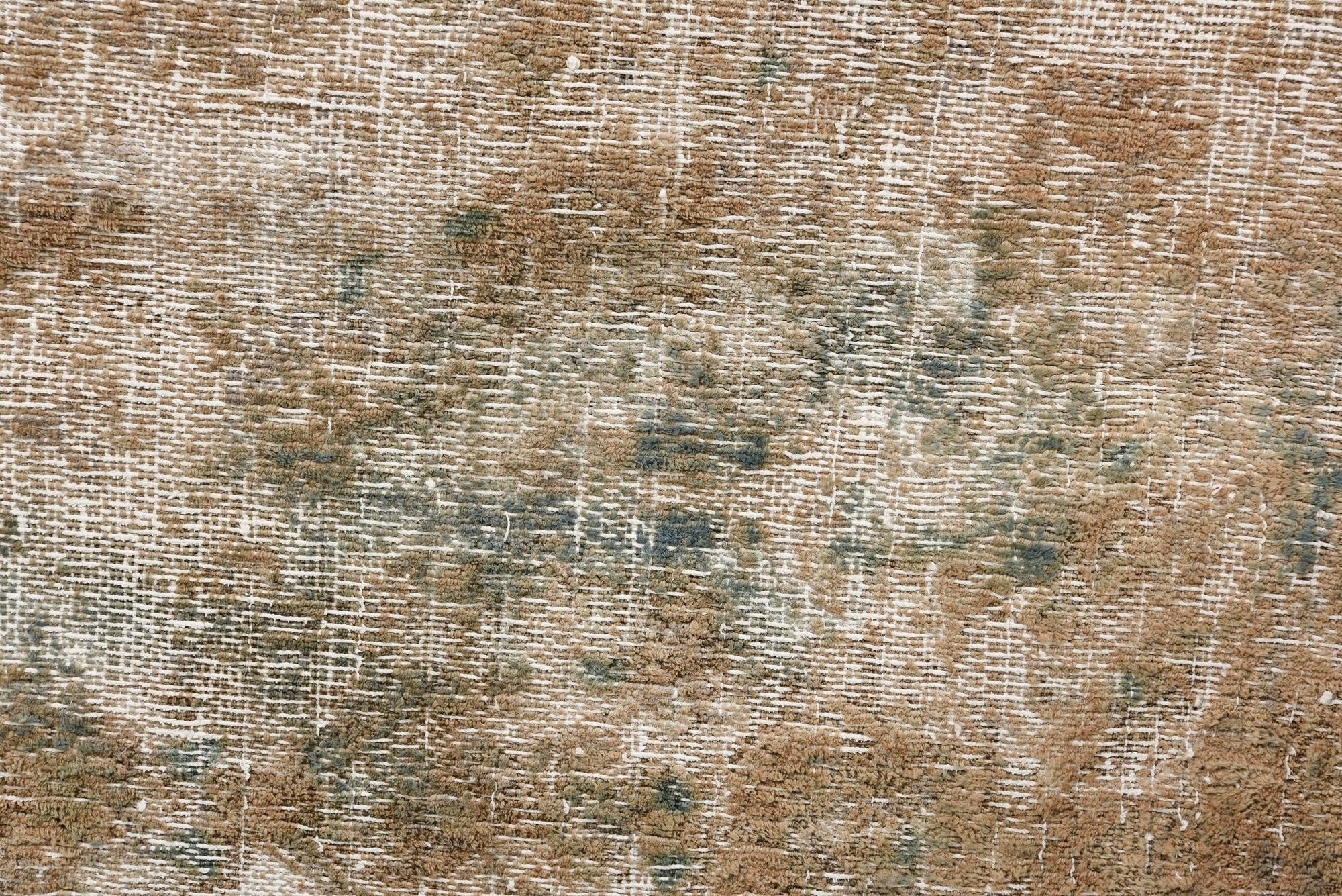 7' 2 x 10' 4 Hand Knotted Ultra Vintage Persian Wool Rug