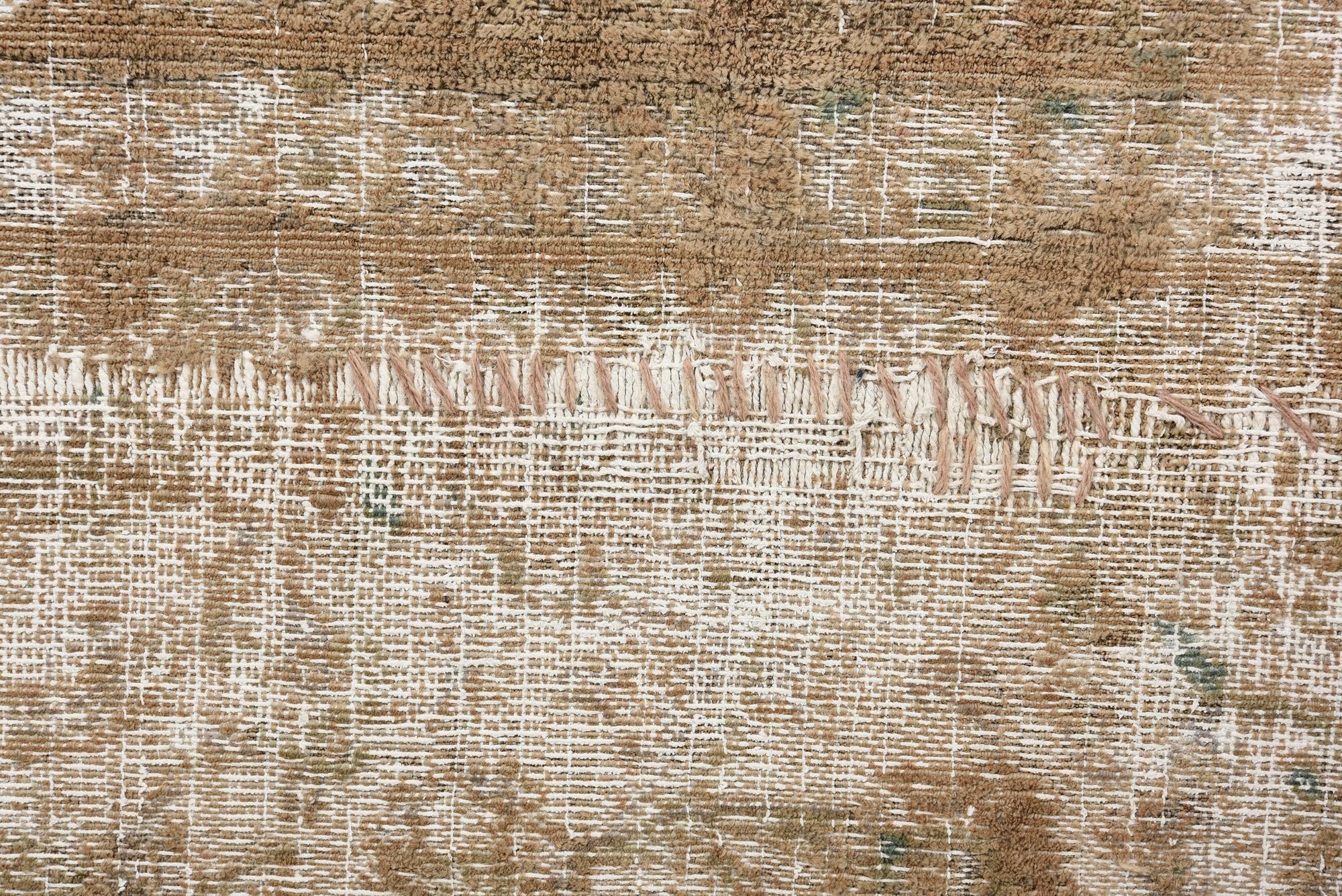 7' 2 x 10' 4 Hand Knotted Ultra Vintage Persian Wool Rug