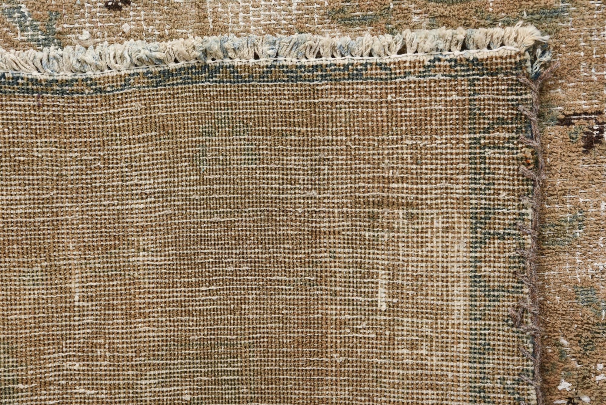 9' 5 x 13' Hand Knotted Ultra Vintage Persian Wool Rug