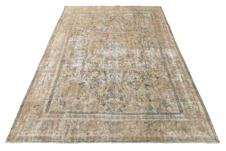 285cm x 395cm Handgeknoopt Ultra Vintage Perzisch Wol Vloerkleed