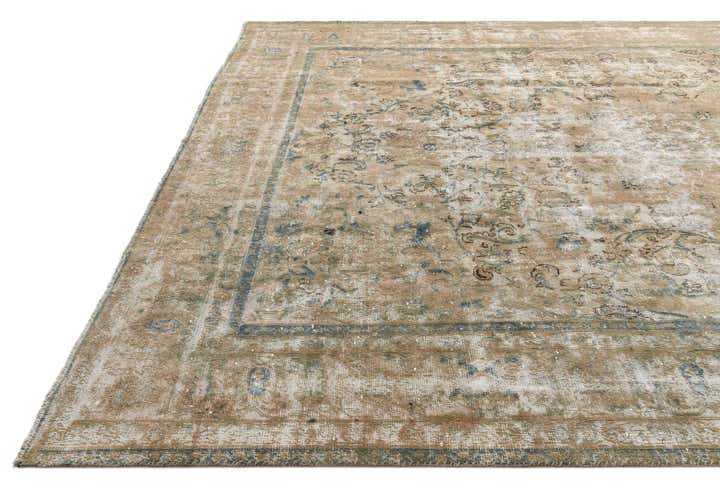 285cm x 395cm Handgeknoopt Ultra Vintage Perzisch Wol Vloerkleed
