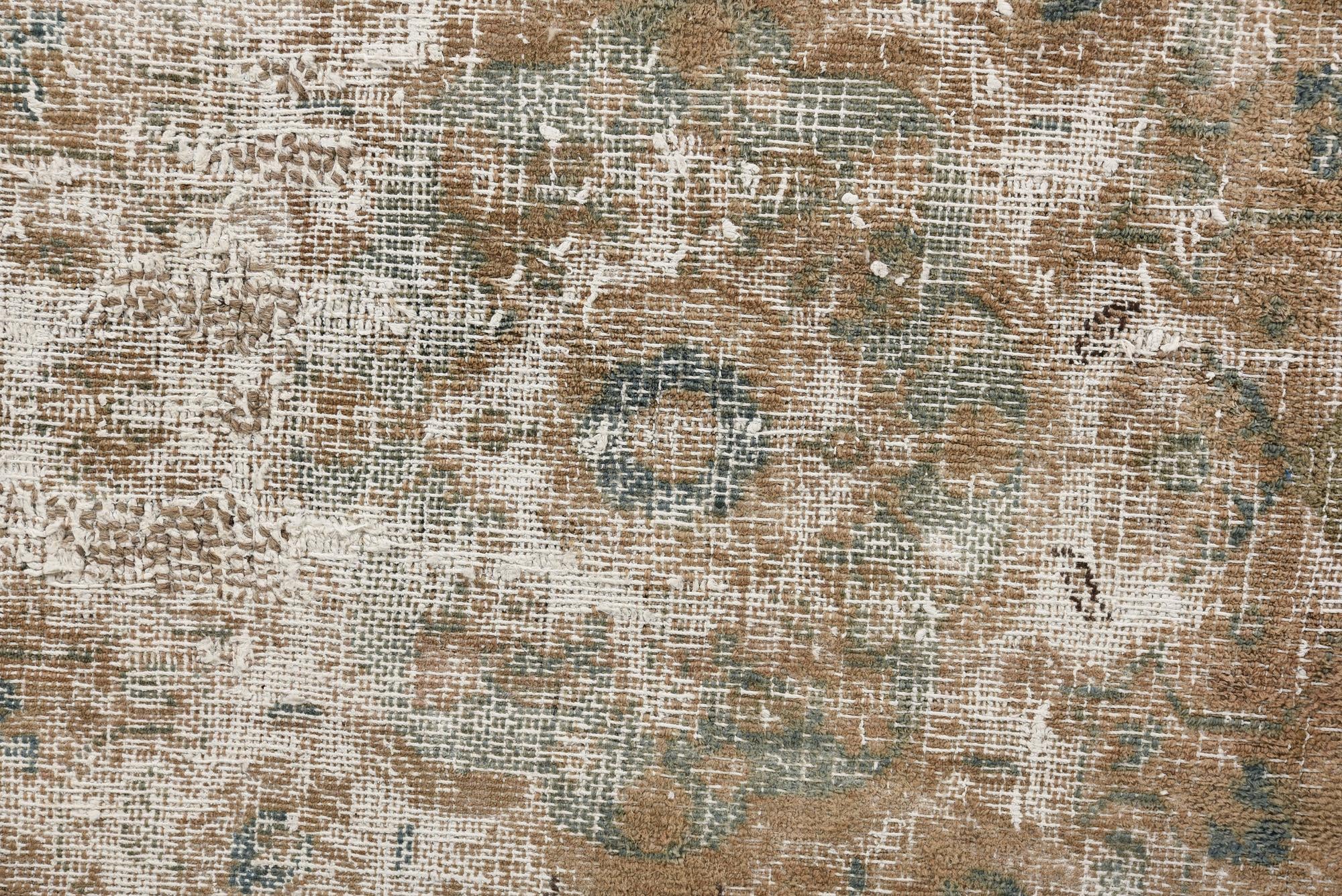9' 5 x 13' Hand Knotted Ultra Vintage Persian Wool Rug