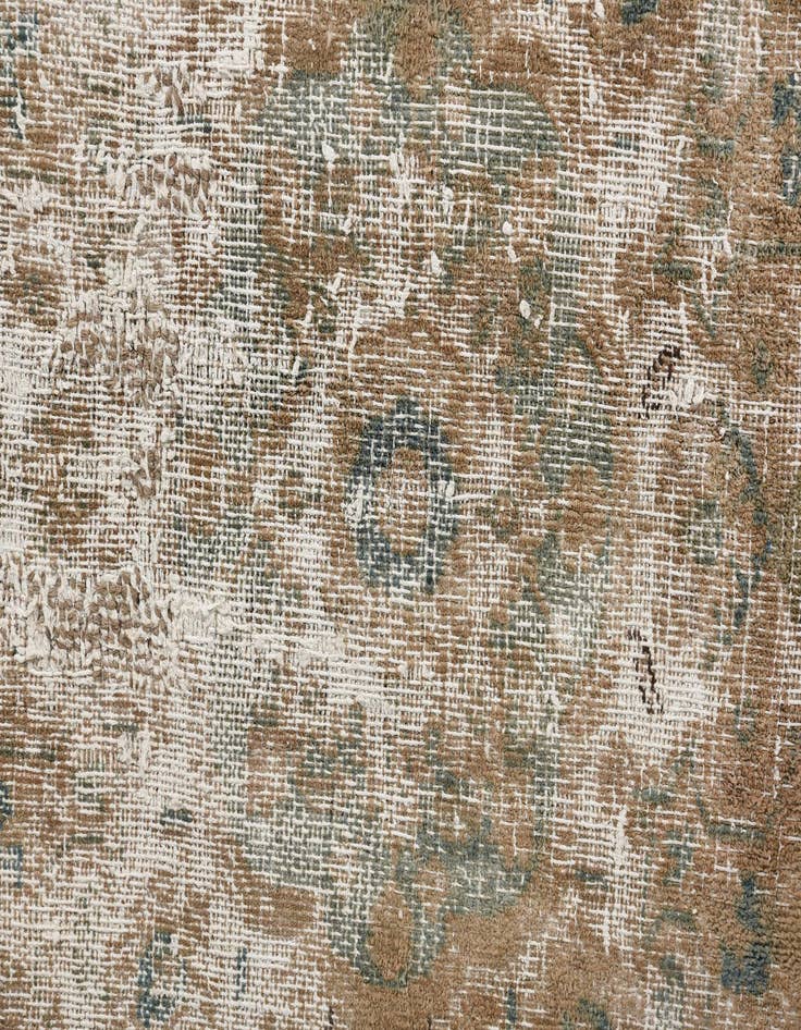 Detail image of 9' 5 x 13'  Hand Knotted Ultra Vintage Persian Wool Rug