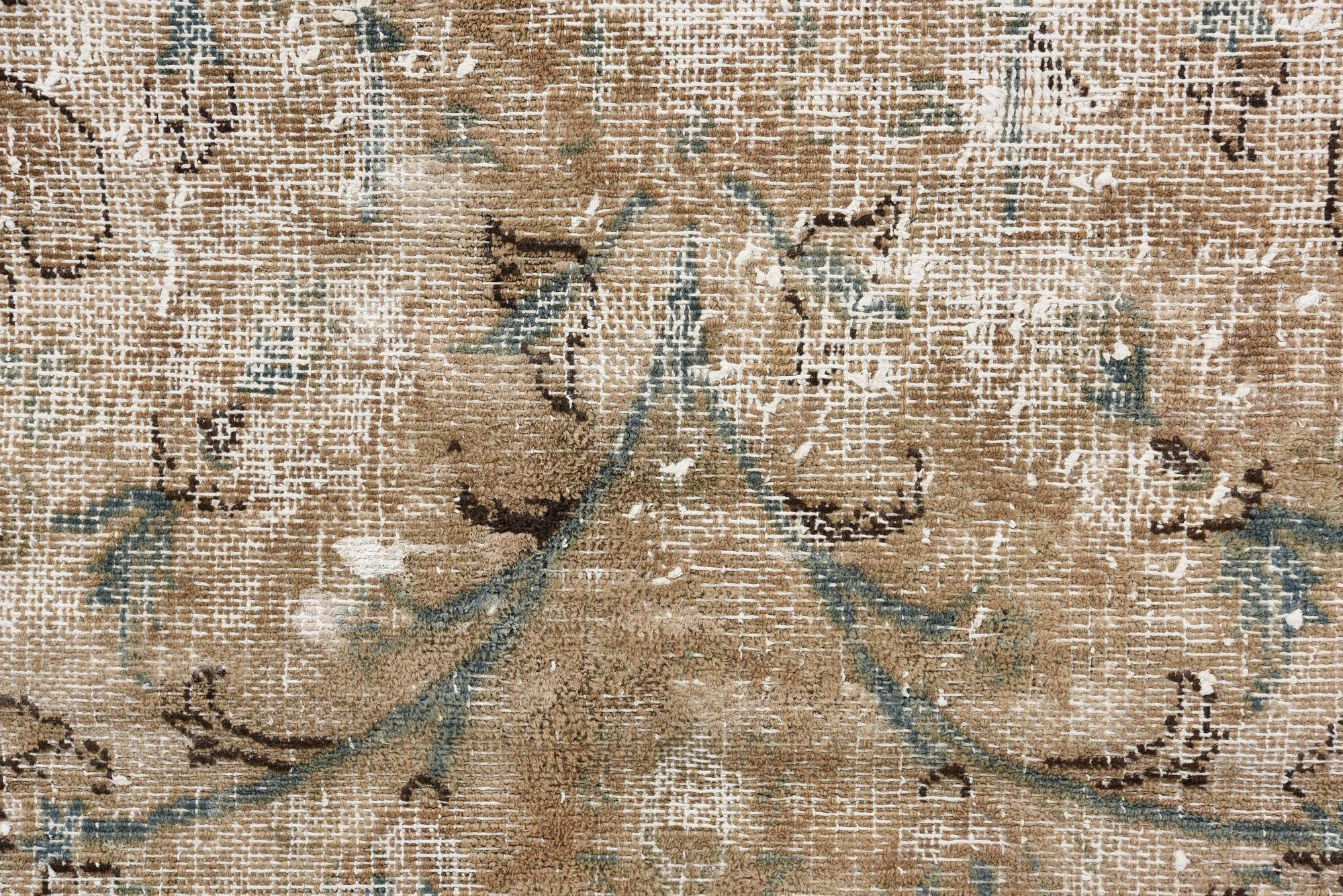 9' 5 x 13' Hand Knotted Ultra Vintage Persian Wool Rug