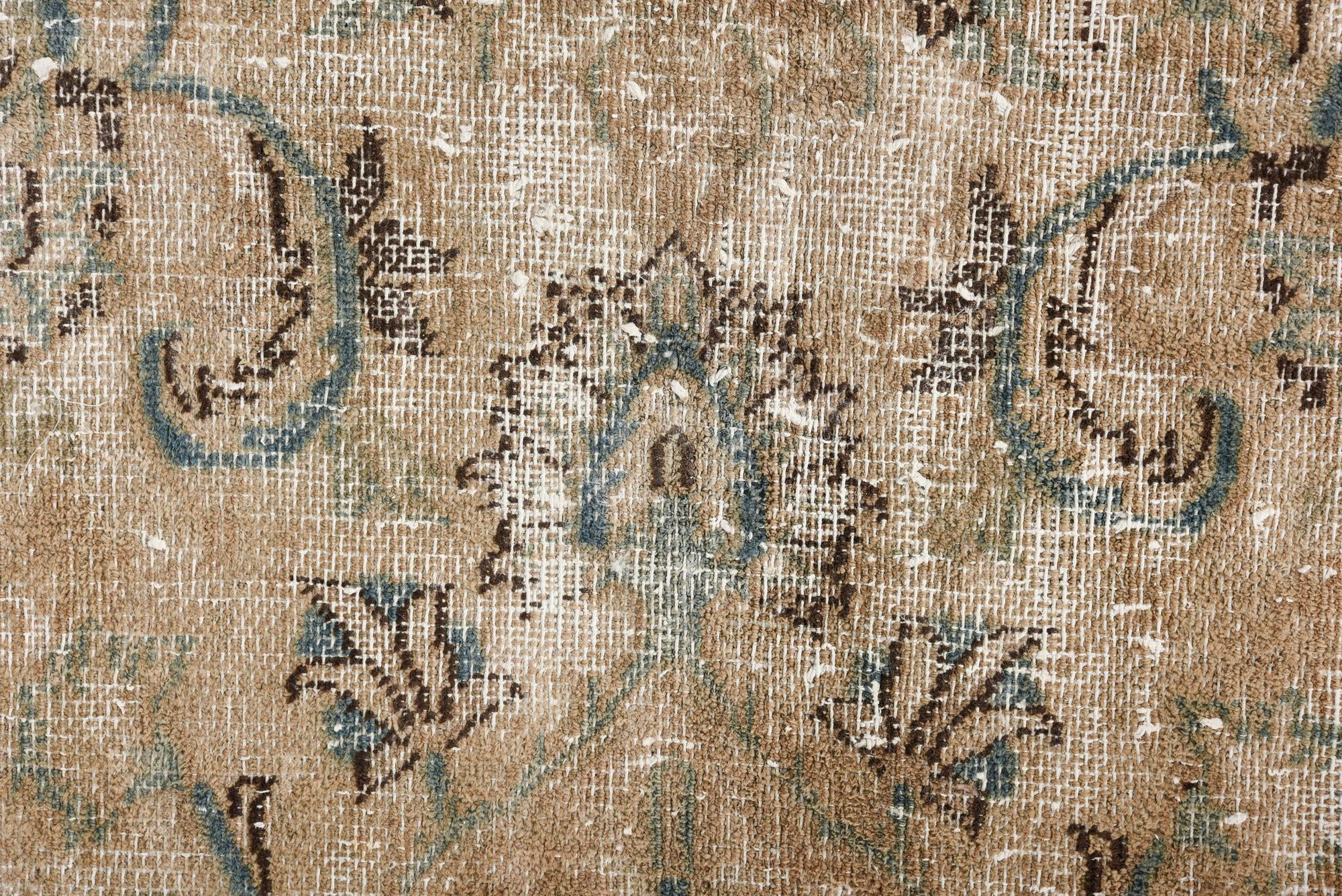 9' 5 x 13' Hand Knotted Ultra Vintage Persian Wool Rug