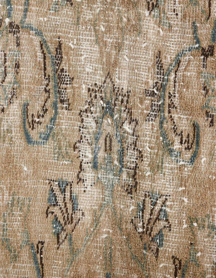 Detail image of 9' 5 x 13'  Hand Knotted Ultra Vintage Persian Wool Rug