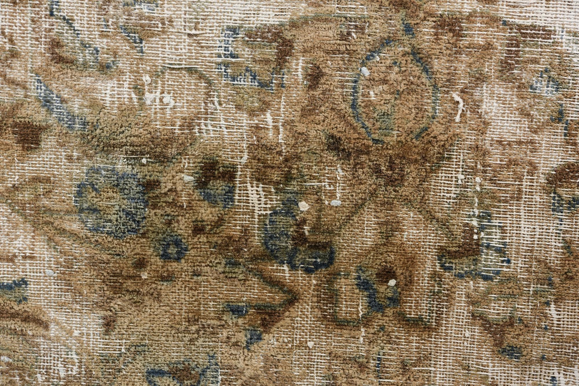 9' 7 x 12' 2 Hand Knotted Ultra Vintage Persian Wool Rug
