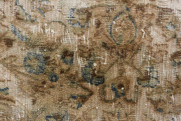 9' 7 x 12' 2 Hand Knotted Ultra Vintage Persian Wool Rug