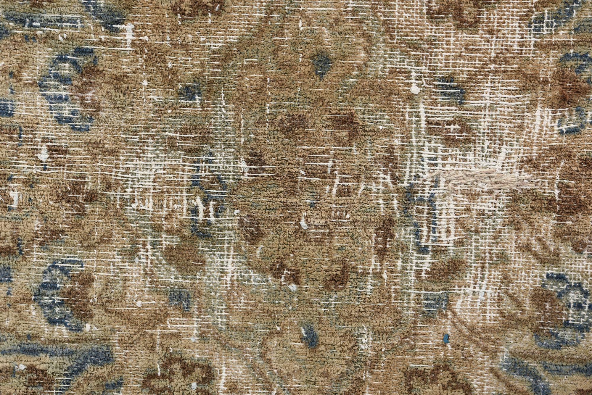 9' 7 x 12' 2 Hand Knotted Ultra Vintage Persian Wool Rug