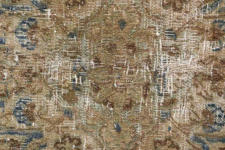 9' 7 x 12' 2 Hand Knotted Ultra Vintage Persian Wool Rug