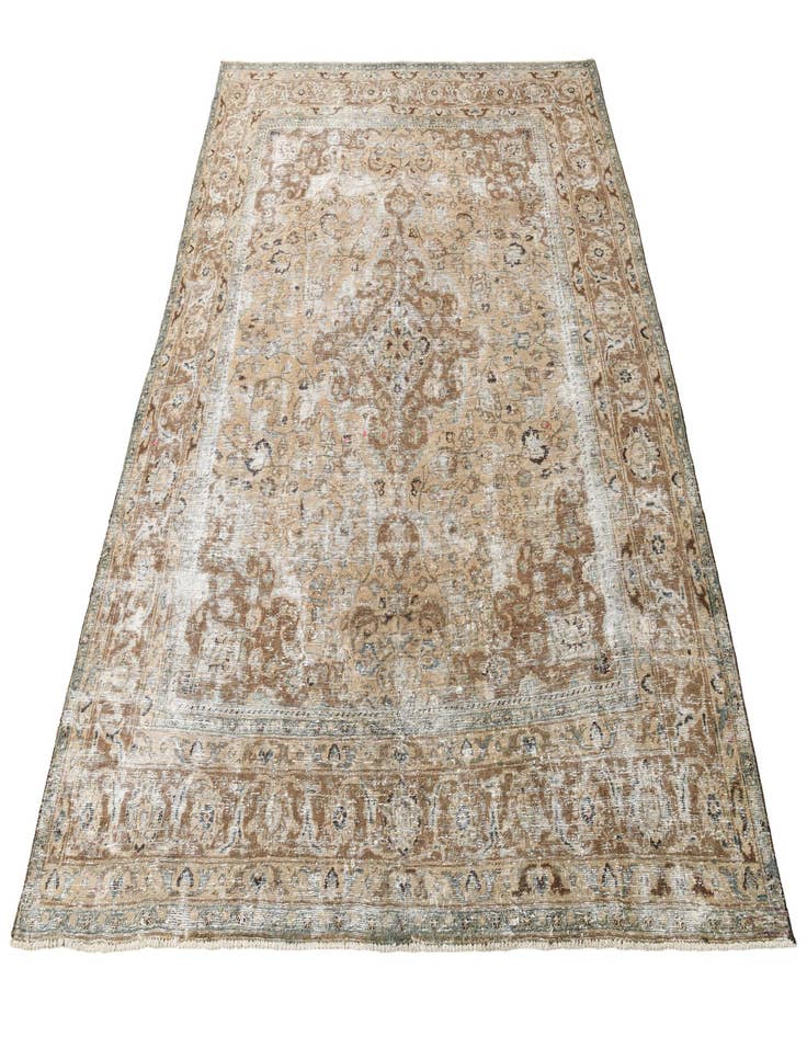 Detail image of 9' 10 x 12' 4  Hand Knotted Ultra Vintage Persian Wool Rug