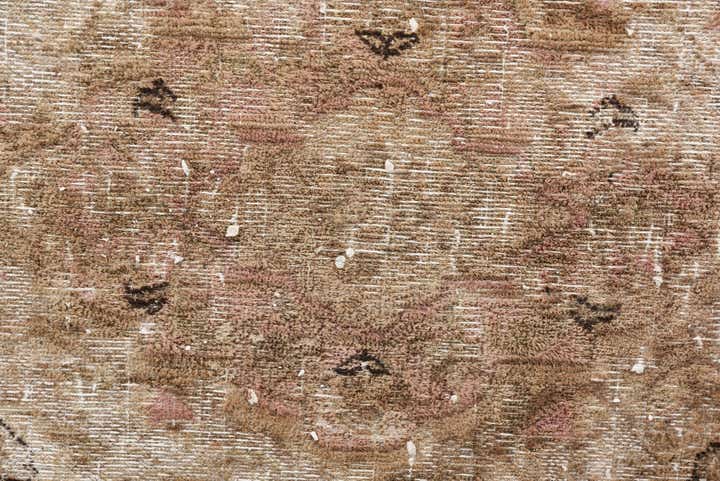 9' 5 x 12' 6 Hand Knotted Ultra Vintage Persian Wool Rug