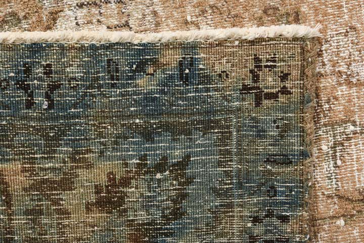 9' 1 x 11' 9 Hand Knotted Ultra Vintage Persian Wool Rug