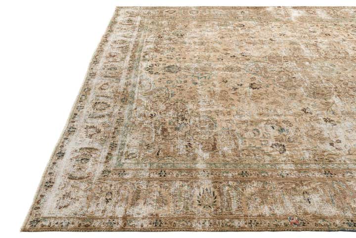 9' 1 x 11' 9 Hand Knotted Ultra Vintage Persian Wool Rug