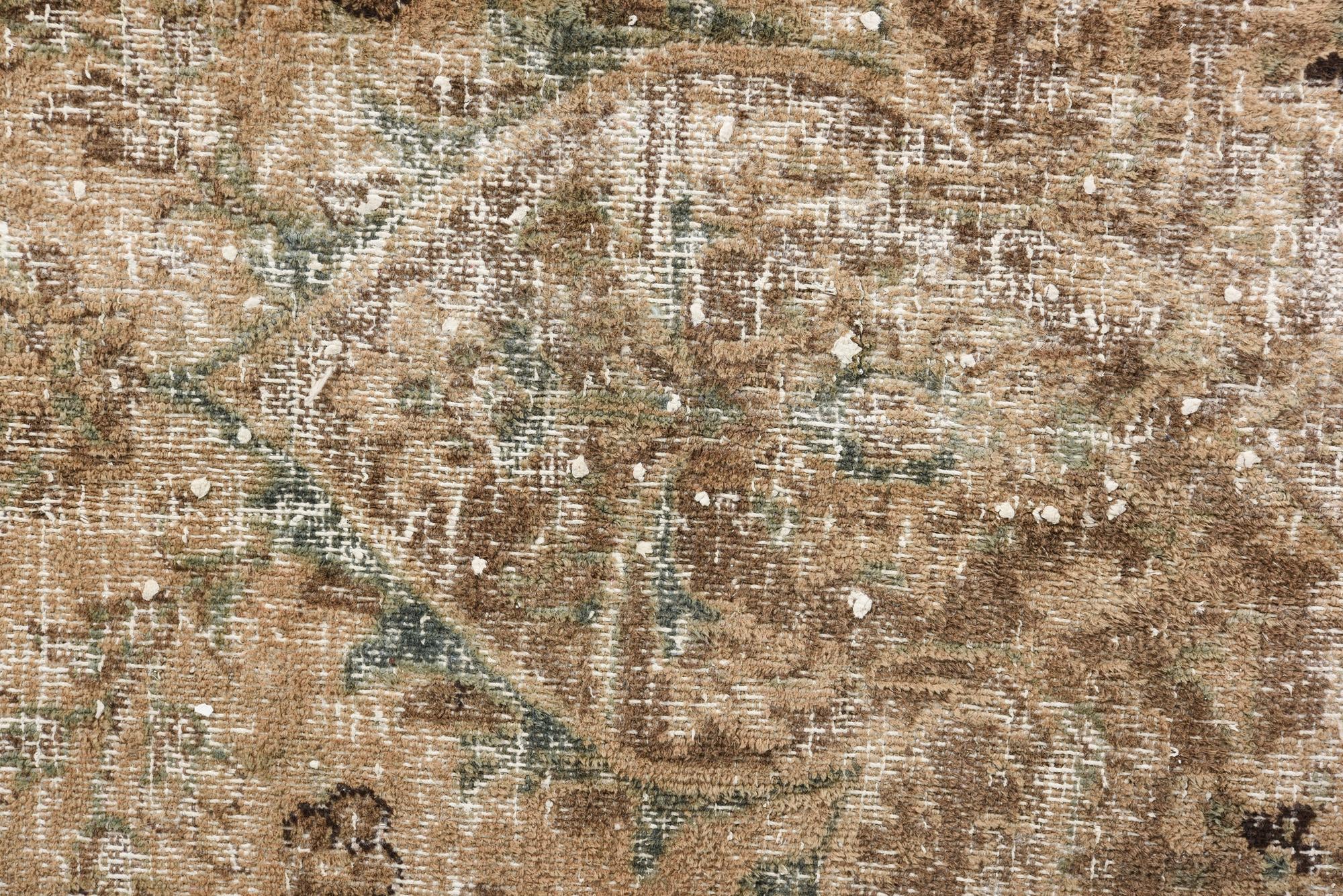 9' 1 x 11' 9 Hand Knotted Ultra Vintage Persian Wool Rug