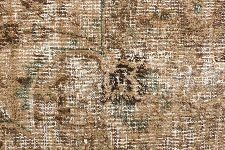 9' 1 x 11' 9 Hand Knotted Ultra Vintage Persian Wool Rug