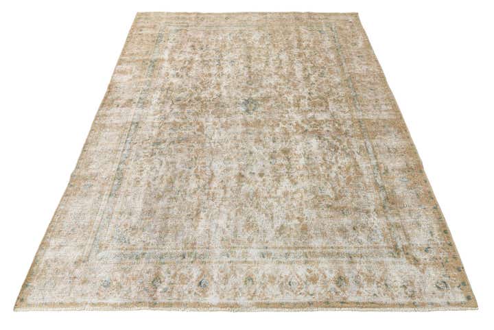 8' 7 x 11' 10 Hand Knotted Ultra Vintage Persian Wool Rug