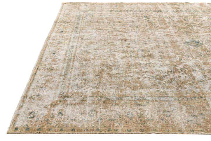 8' 7 x 11' 10 Hand Knotted Ultra Vintage Persian Wool Rug