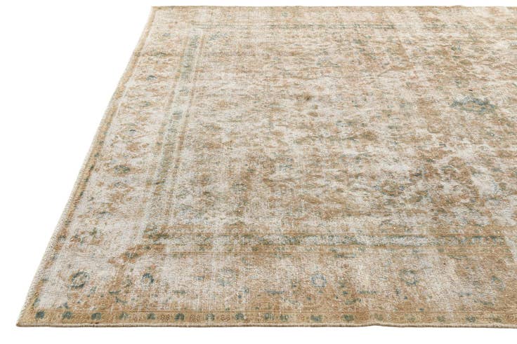 Detail image of 8' 7 x 11' 10 Hand Knotted Ultra Vintage Persian Wool Rug